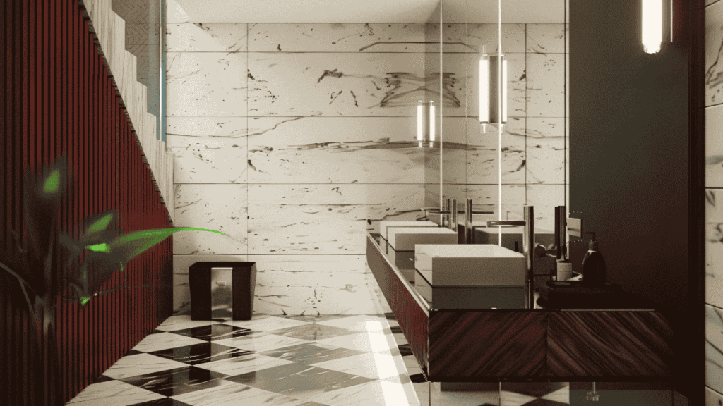 Luxury Bathroom Interior Design & Implementation for Private Dubai Villa