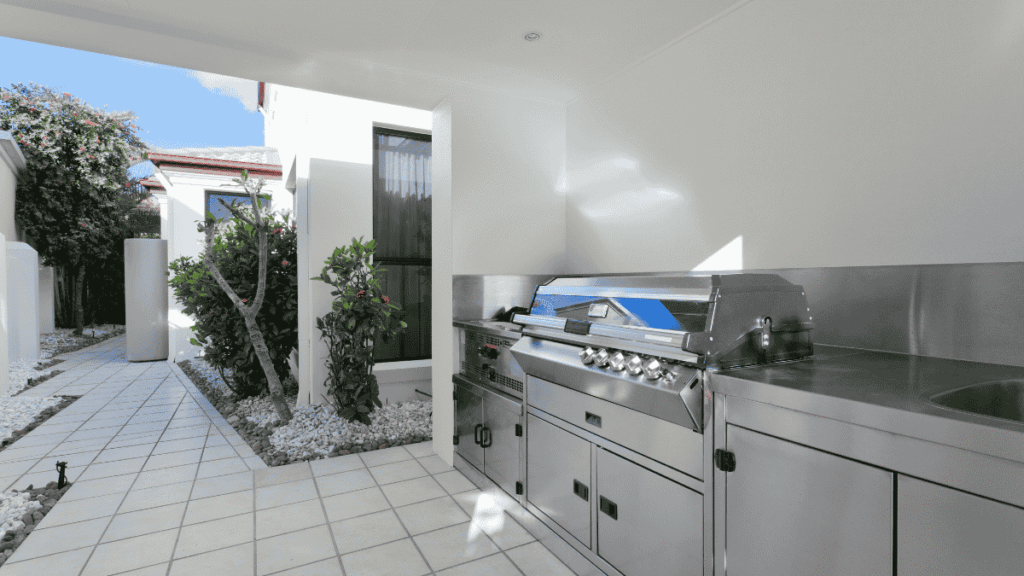 Barbecue design villa